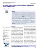 Bio-Electro-Fenton: A novel method for treating leachate in Da Phuoc Landfill, Vietnam