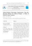 Social existence determines consciousness: How the economy matters for cultural changes? A study of selected ASIAN countries