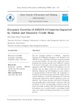 Economic growths of ASEAN-5 countries impacted by global and domestic credit risks