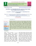 Field efficacy of certain plant derivatives against the major sucking pests of Brinjal Solanum melongena L.