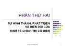 Bài giảng Lịch sử các học thuyết kinh tế: Chương 4 - ĐH  Kinh tế