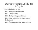 Bài giảng Tin học cơ sở (Basics of Informatics) - Chương 1: Thông tin và biểu diễn thông tin