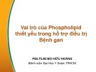 Bài giảng Vai trò của Phospholipid thiết yếu trong hỗ trợ điều trị bệnh gan - PGS.TS.BS Bùi Hữu Hoàng