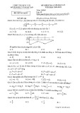 Đề thi học kì 1 môn Toán 12 năm 2020-2021 - Sở GD&ĐT UBND tỉnh Kon Tum