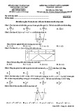 Đề thi học kì 1 môn Toán 12 năm 2020-2021 - Sở GD&ĐT thành phố Cần Thơ