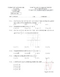 Đề thi học kì 1 môn Toán 12 năm 2020-2021 có đáp án - Trường THPT Lê Trung Kiên