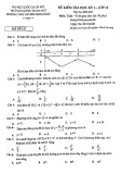 Đề thi học kì 1 môn Toán 12 năm 2020-2021 - Trường THPT chuyên Ngoại ngữ