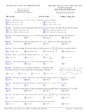 Đề thi học kì 1 môn Toán 12 năm 2020-2021 có đáp án - Sở GD&ĐT tỉnh Đồng Nai