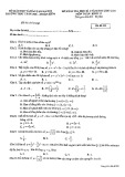 Đề thi học kì 1 môn Toán 12 năm 2020-2021 - Trường THPT Trần Phú