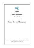 Diploma in Business administration study manual: Human resource management