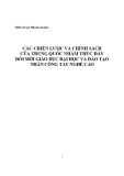 Tổng luận Các chiến lược và chính sách của Trung Quốc nhằm thúc đẩy đổi mới giáo dục đại học và đào tạo nhân công tay nghề cao