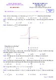 Đề thi thử tốt nghiệp THPT môn Toán năm 2020-2021 có đáp án - Trường THPT Yên Dũng số 2 (Lần 1)