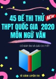 45 đề thi thử THPT Quốc Gia 2020 môn Ngữ văn (Có đáp án)