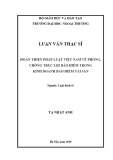 Luận văn Thạc sĩ Luật kinh tế: Hoàn thiện pháp luật Việt Nam về phòng, chống trục lợi bảo hiểm trong kinh doanh bảo hiểm tài sản