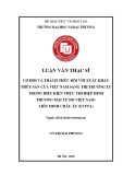 Luận văn Thạc sĩ Kinh doanh thương mại: Cơ hội và thách thức đối với xuất khẩu thủy sản của Việt Nam sang thị trường EU trong điều kiện thực thi Hiệp định thương mại tự do Việt Nam - Liên minh Châu Âu (EVFTA)