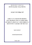 Luận văn Thạc sĩ Luật kinh tế: Nghĩa vụ của thành viên Hội đồng quản trị trong công ty cổ phần theo quy định của pháp luật – Kinh nghiệm của một số nước và bài học cho Việt Nam