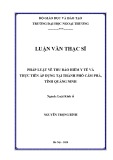 Luận văn Thạc sĩ Luật kinh tế: Pháp luật về thu Bảo hiểm y tế và thực tiễn áp dụng tại thành phố Cẩm Phả, tỉnh Quảng Ninh