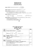 Đề thi học kì 1 môn Toán 10 năm 2020-2021 có đáp án - Trường THPT Lương Văn Can
