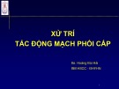 Bài giảng Xử trí tắc động mạch phổi cấp - Bs. Hoàng Bùi Hải