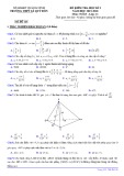 Đề kiểm tra học kì 1 môn Toán lớp 11 năm học 2019-2020 – Trường THPT Lê Quý Đôn