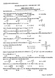 Đề kiểm tra học kì 1 môn Toán lớp 12 năm học 2019-2020 – Trường THPT Thăng Long