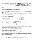 Đề thi học kì 1 môn Toán lớp 11 năm 2020-2021 - Trường Phổ thông năng khiếu ĐH Quốc gia TP.HCM