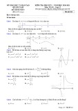 Đề thi học kì 1 môn Toán lớp 12 năm 2020-2021 có đáp án - Trường THPT Sào Nam