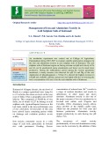 Management of iron and aluminium toxicity in acid sulphate soils of kuttanad