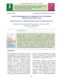 Role of microorganisms for the sustainable use of soil pollution abutment in agriculture lands