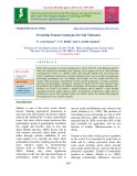 Screening tomato genotypes for salt tolerance