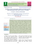 Bio efficacy of some commercially available eco-friendly insecticides against diamondback moth, Plutella xylostella L. in cabbage