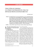 Tăng cường sự lãnh đạo của tỉnh ủy Hà Tĩnh đối với công tác đối ngoại trong giai đoạn hiện nay