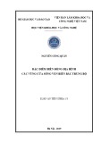 Luận án Tiến sĩ Địa lý: Đặc điểm biến động địa hình các vùng cửa sông ven biển Bắc Trung Bộ