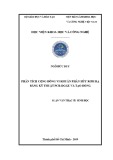 Luận văn Thạc sĩ Sinh học: Phân tích cộng đồng vi khuẩn phân hủy rơm rạ bằng kỹ thuật PCR-DGGE và tạo dòng