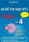 Tổng hợp 50 đề thi học kì 1 môn Toán lớp 4 (Có đáp án)