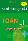 Tổng hợp 50 đề thi học kì 1 môn Toán lớp 1