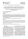 Nâng cao hoạt động giao tiếp trong giảng dạy nhằm cải thiện kỹ năng nói Tiếng Anh cho người học