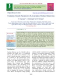 Evaluation of genetic parameters in M4 generation of soybean mutant lines