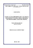 Tóm tắt Luận án Tiến sĩ Y học: Nghiên cứu đặc điểm hình ảnh và giá trị của cộng hưởng từ 3.0 Tesla trong chẩn đoán tổn thương khớp vai do chấn thương