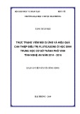 Luận án Tiến sĩ Y tế Công cộng: Thực trạng viêm mũi dị ứng và hiệu quả can thiệp điều trị fluticasone ở học sinh trung học cơ sở thành phố Vinh tỉnh Nghệ An năm 2014-2016