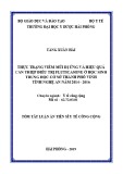 Tóm tắt Luận án Tiến sĩ Y tế Công cộng: Thực trạng viêm mũi dị ứng và hiệu quả can thiệp điều trị fluticasone ở học sinh trung học cơ sở ở thành phố Vinh tỉnh Nghệ An năm 2014-2016