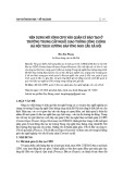 Vận dụng mô hình CIPO vào quản lý đào tạo ở trường Trung cấp nghề Giao thông công chính Hà Nội theo hướng đáp ứng nhu cầu xã hội