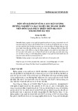 Một số giải pháp nâng cao chất lượng hướng nghiệp và dạy nghề cho thanh thiếu niên rối loạn phát triển trên địa bàn thành phố Hà Nội