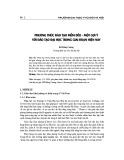 Phương thức đào tạo mềm dẻo - một gợi ý với đào tạo đại học trong giai đoạn hiện nay