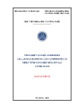 Luận án Tiến sĩ Hóa lý thuyết và Hóa lý: Tổng hợp vật liệu composite LiFe1-xMxPO4/graphene làm cathode để cải thiện tính năng điện hóa pin lithium-ion