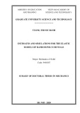 Sumary of doctoral thesis in Mechanics: Estimates and simulation for the elastic moduli of random polycrystals