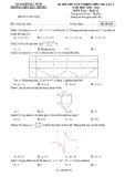 Đề thi thử tốt nghiệp THPT Quốc gia môn Toán năm 2020-2021 có đáp án - Trường THPT Hàn Thuyên (Lần 1)