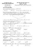 Đề thi chọn lớp chất lượng cao môn Toán 10 năm 2020-2021 có đáp án - Trường THPT Yên Phong số 2