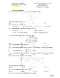 Đề thi thử chuyên đề môn Toán 12 năm 2020-2021 có đáp án - Trường THPT Tam Dương (Lần 2)
