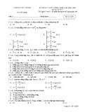 Đề thi KSCL môn Toán 11 năm 2020-2021 - Trường THPT Yên Mỹ